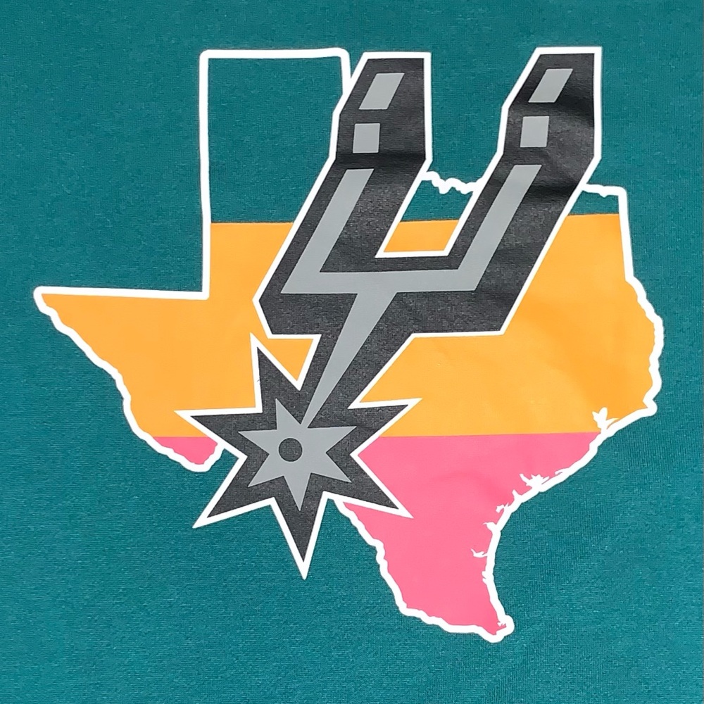 San Antonio Spurs '47 Teal 22/23 City Edition Two-Peat Sweatshirt-Size XL New - Picture 4 of 11